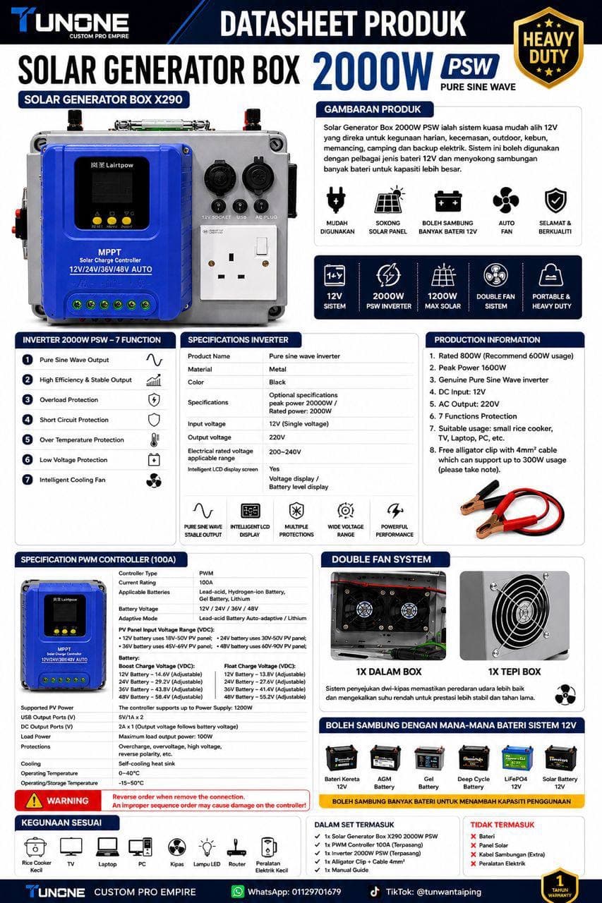 Box 2000W PSW HEAVY DUTY  — gambar 5